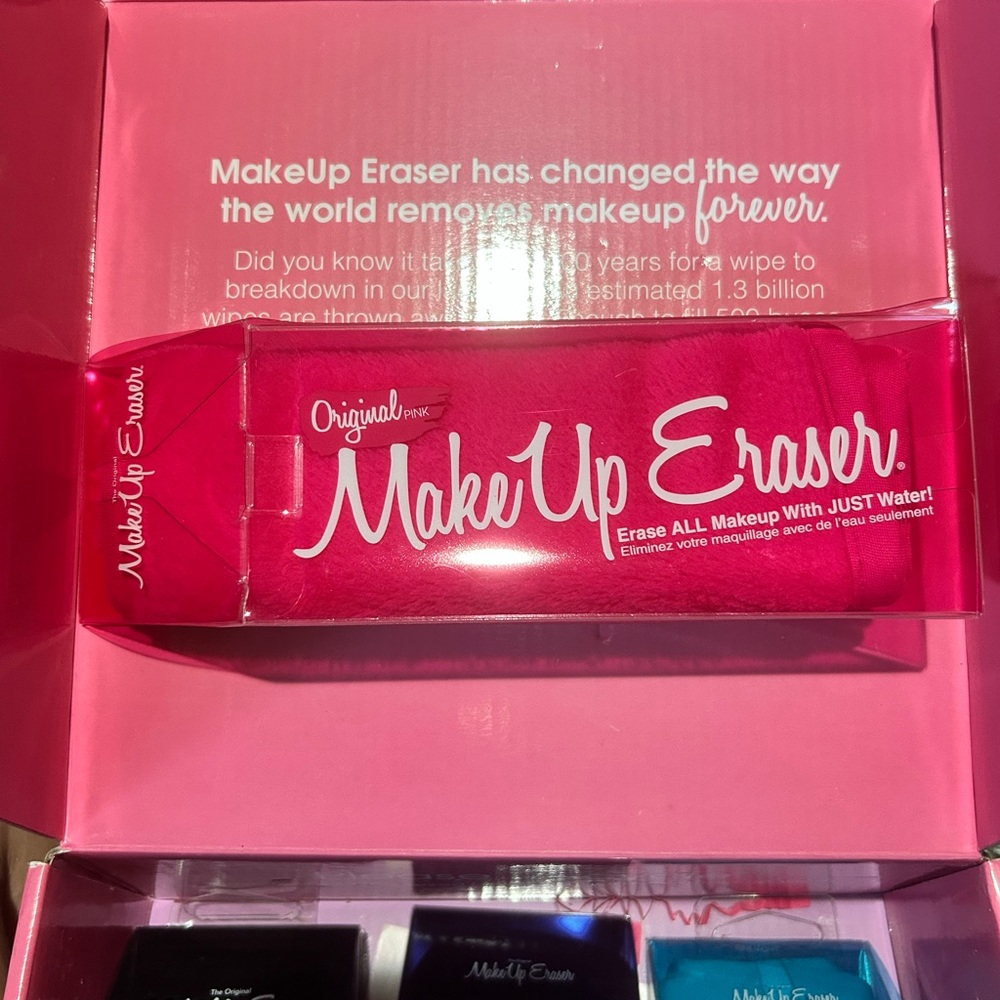 MakeUp Eraser Pink Reusable Makeup Remover Cloth